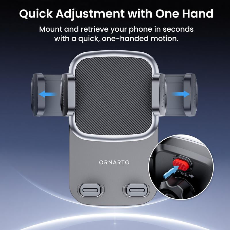 ORNARTO for Tesla Phone Mount, 360° Adjustable Car Phone Holder Mount for Tesla Model Y 3 S X Accessories, Enhanced Stability & Touchscreen Protection, Universal Fit for All Iphone & Android Phones