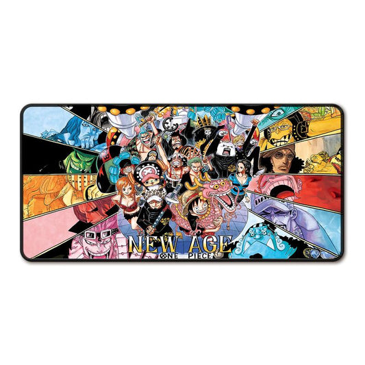 Extra Large Worst Generation Anime Gaming Mousepad - Pirate Straw Hats Anti-Slip Rubber Base Nostalgic Cool Anime Mousepad